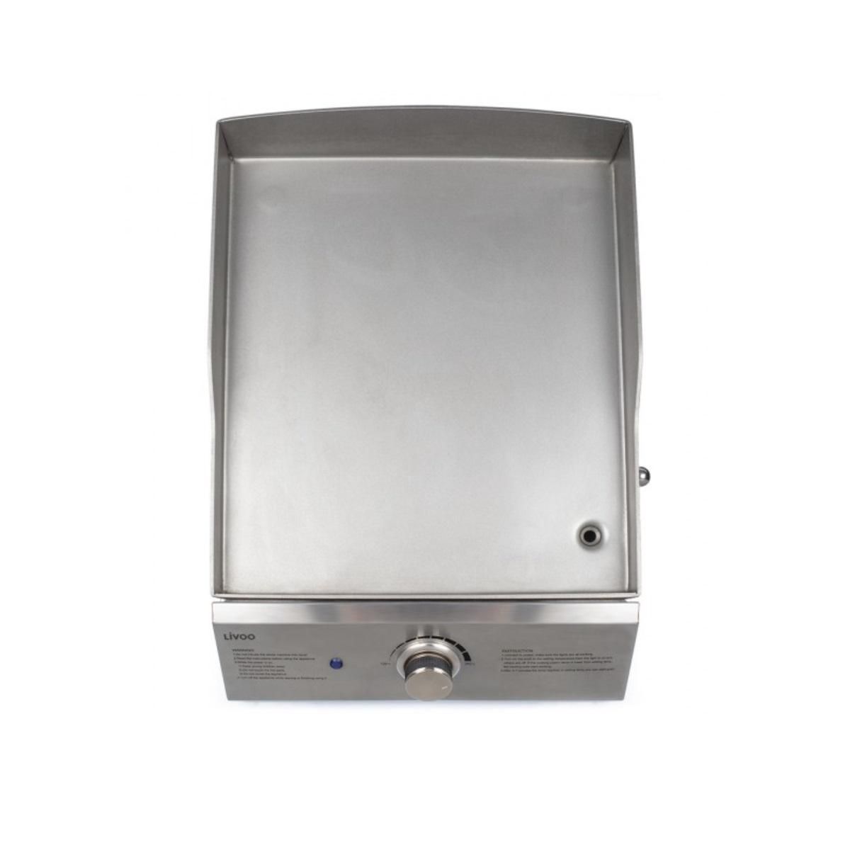 LIVOO Plancha électrique 2800w plaque inox - DOC292