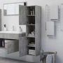 Voir la diapositive 3 : VIDAXL Armoire de salle de bain Gris beton Bois d'ingenierie