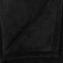 Voir la diapositive 2 : ATMOSPHERA Plaid  Microfibre  130x180cm Noir