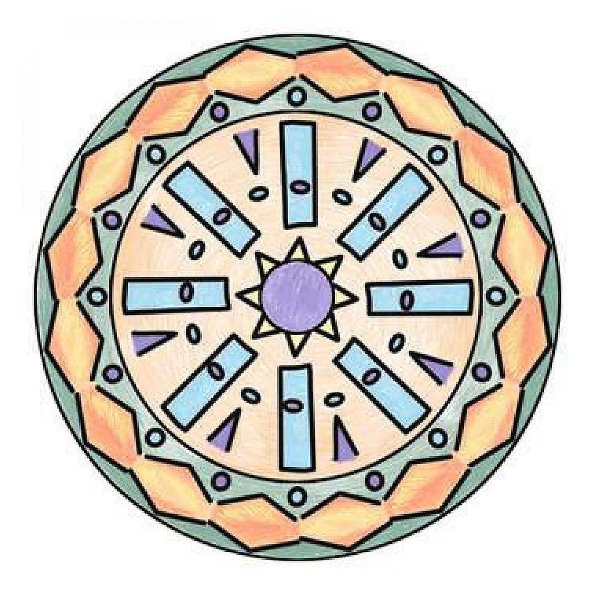 Voir la diapositive 5 : RAVENSBURGER Mandala - midi - boho style