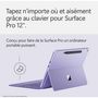Voir la diapositive 5 : MICROSOFT Clavier Surface Pro 12'' Violet