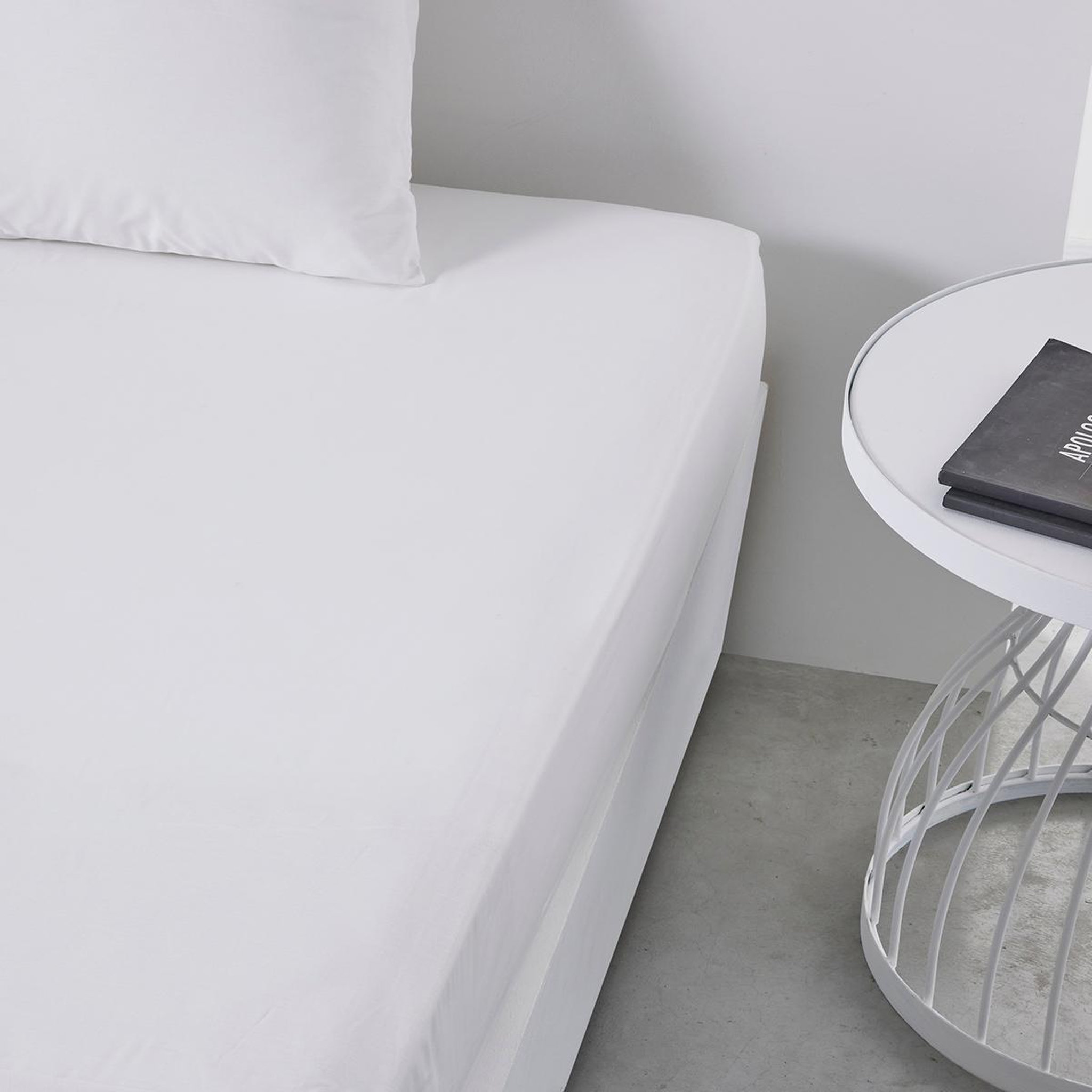 Voir la diapositive 3 : TODAY Drap housse uni en Coton 57 fils ESSENTIAL 