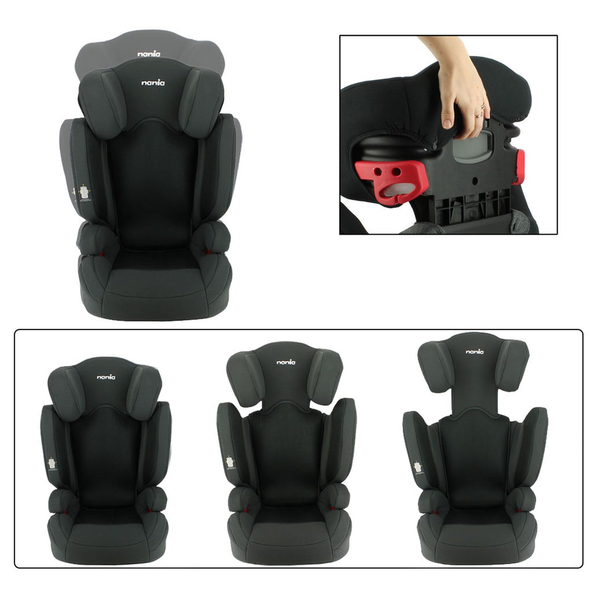 Voir la diapositive 7 : NANIA Siège auto isofix FLASH groupe 2/3 