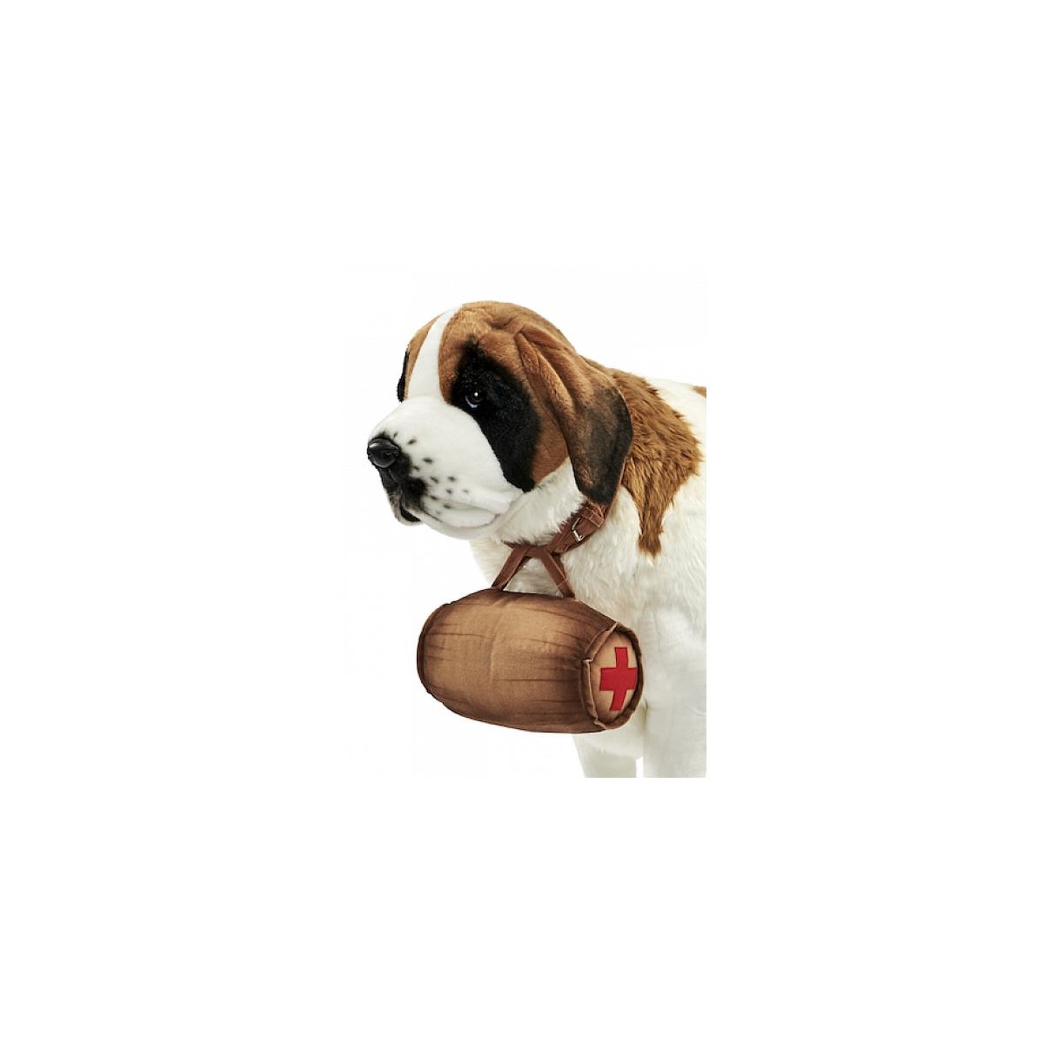 Voir la diapositive 2 : Hansa Hansa peluche Geante St Bernard 4 Pattes 135 cm L