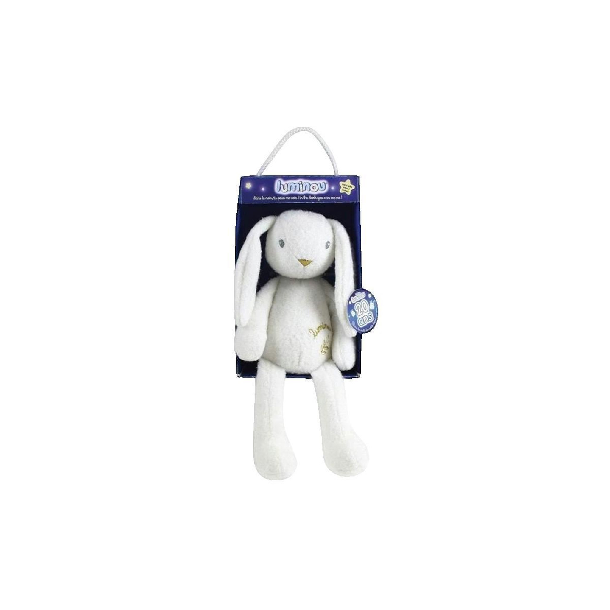 Voir la diapositive 2 : JEM Peluche lumineuse Jemini Luminou photoluminescente