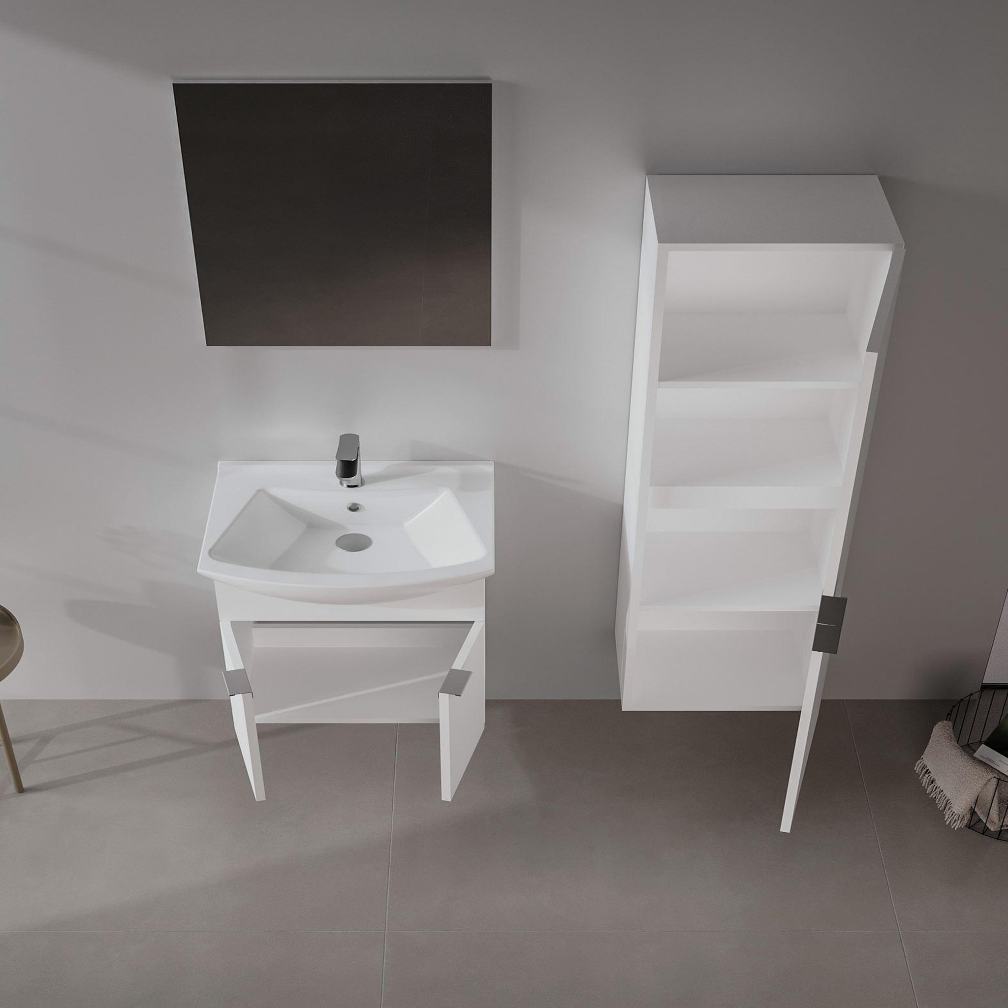 Voir la diapositive 3 : Habitat et Jardin Miroir décoratif en bois  purus 55  -  cm - transparent