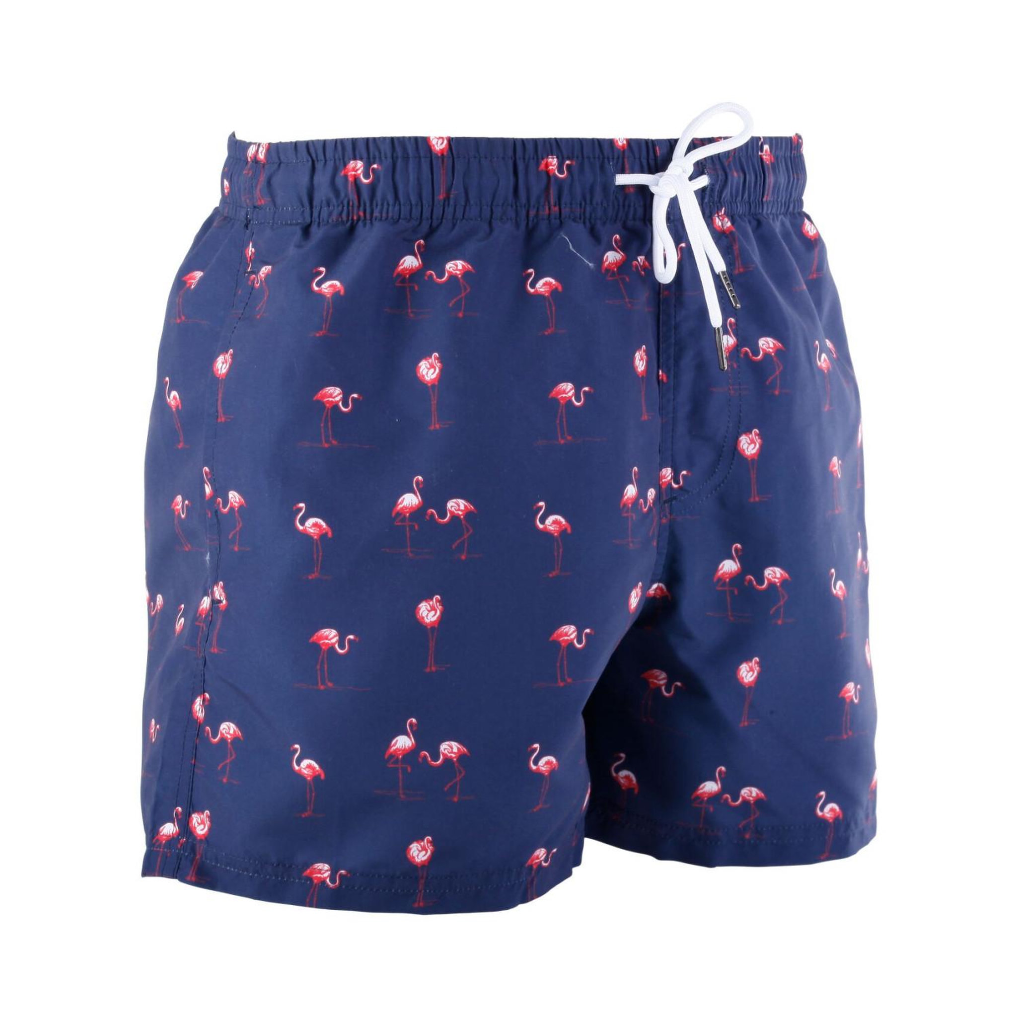 Voir la diapositive 4 : PIERRE CARDIN Boardshort homme avec ceinture tout élastiquée basic