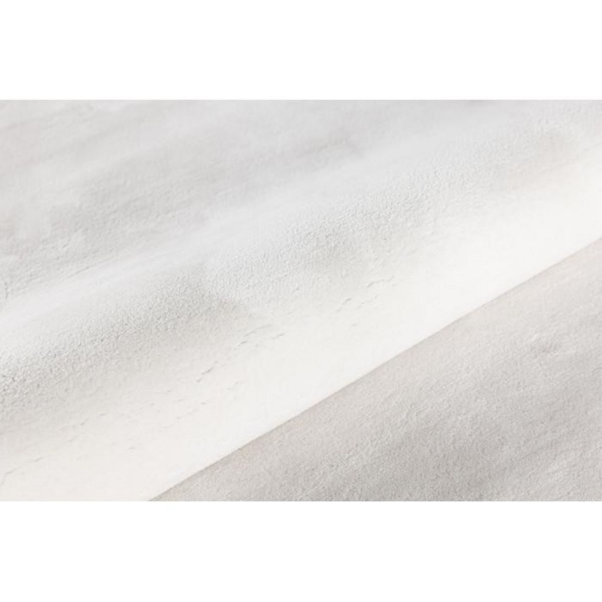 Paris Prix Tapis Déco Rond  Nixie  200cm Blanc