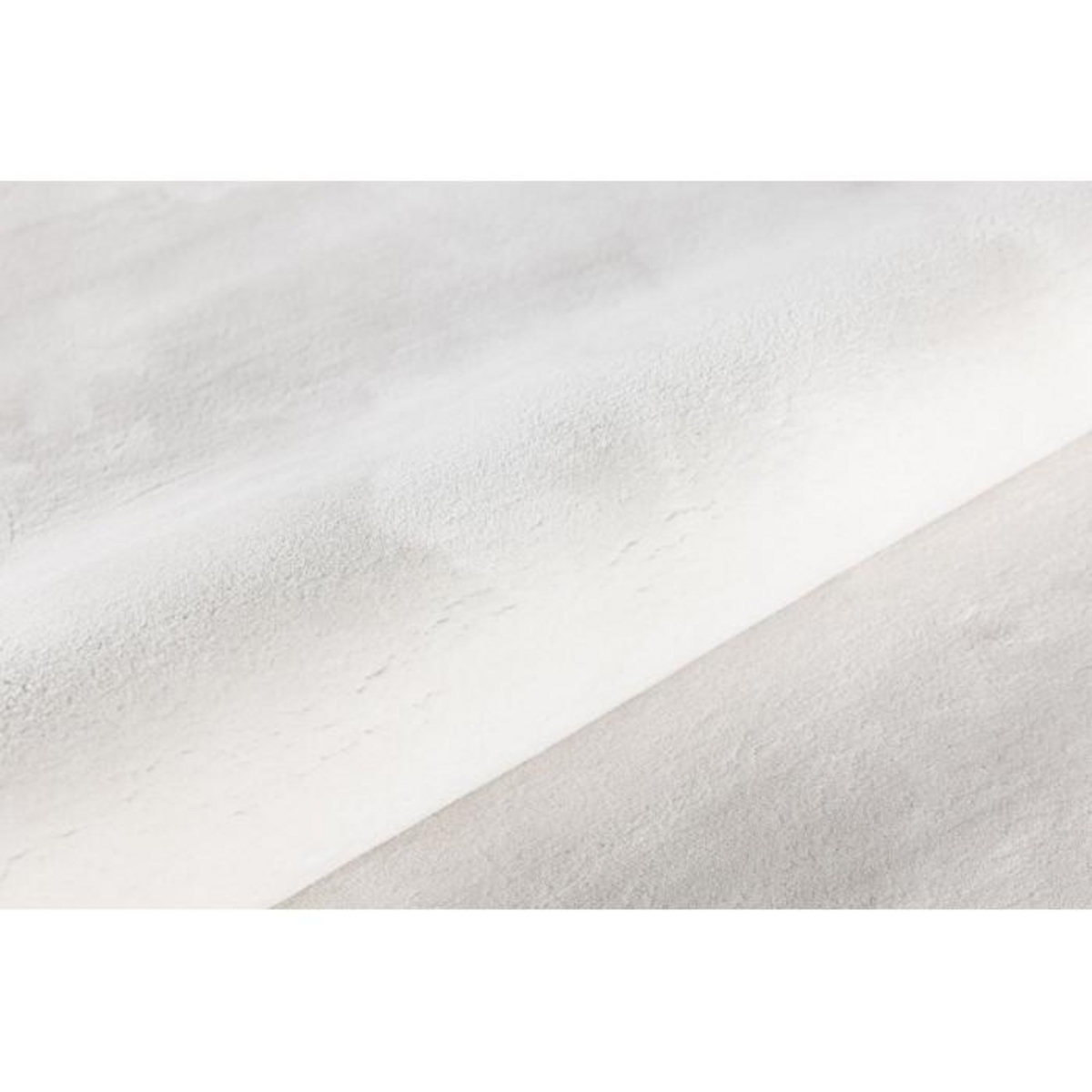 Paris Prix Tapis Déco Rond  Nixie  200cm Blanc