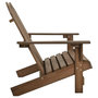 Voir la diapositive 3 : VIDAXL Chaise de jardin Adirondack 2 places bois sapin massif marron