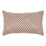 ATMOSPHERA Coussin Déco  Jacquard  30x50cm Terracotta