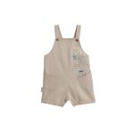 Petit Béguin Salopette bébé en lin mélangé Moka. Coloris disponibles : Beige