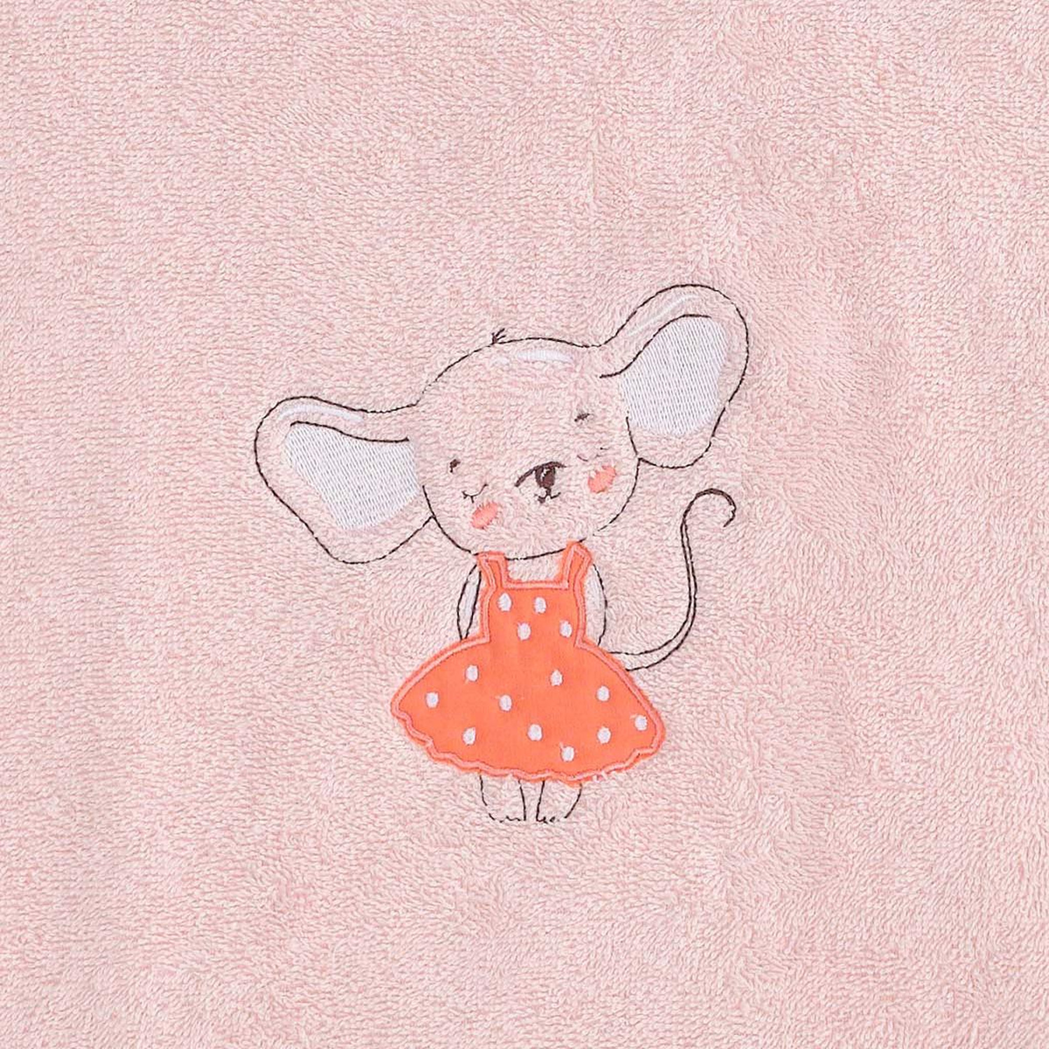 Voir la diapositive 2 : Sensei Maison Ensemble enfant 1 serviette de toilette + 1 drap de bain MOUSE TITINE