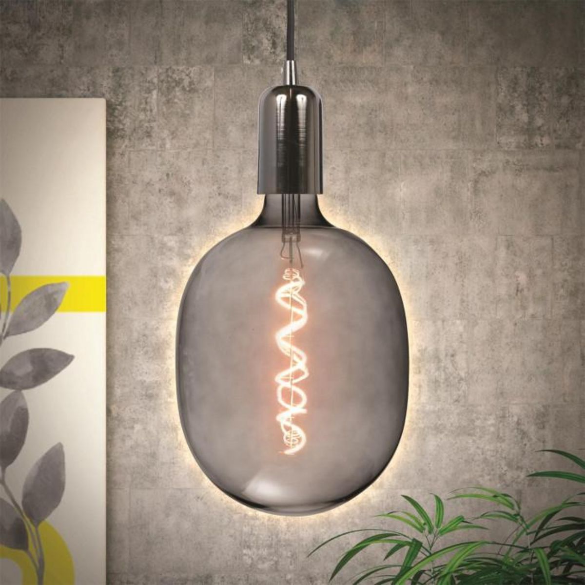 Paris Prix Ampoule Filaments LED  Ovale  6W Gris