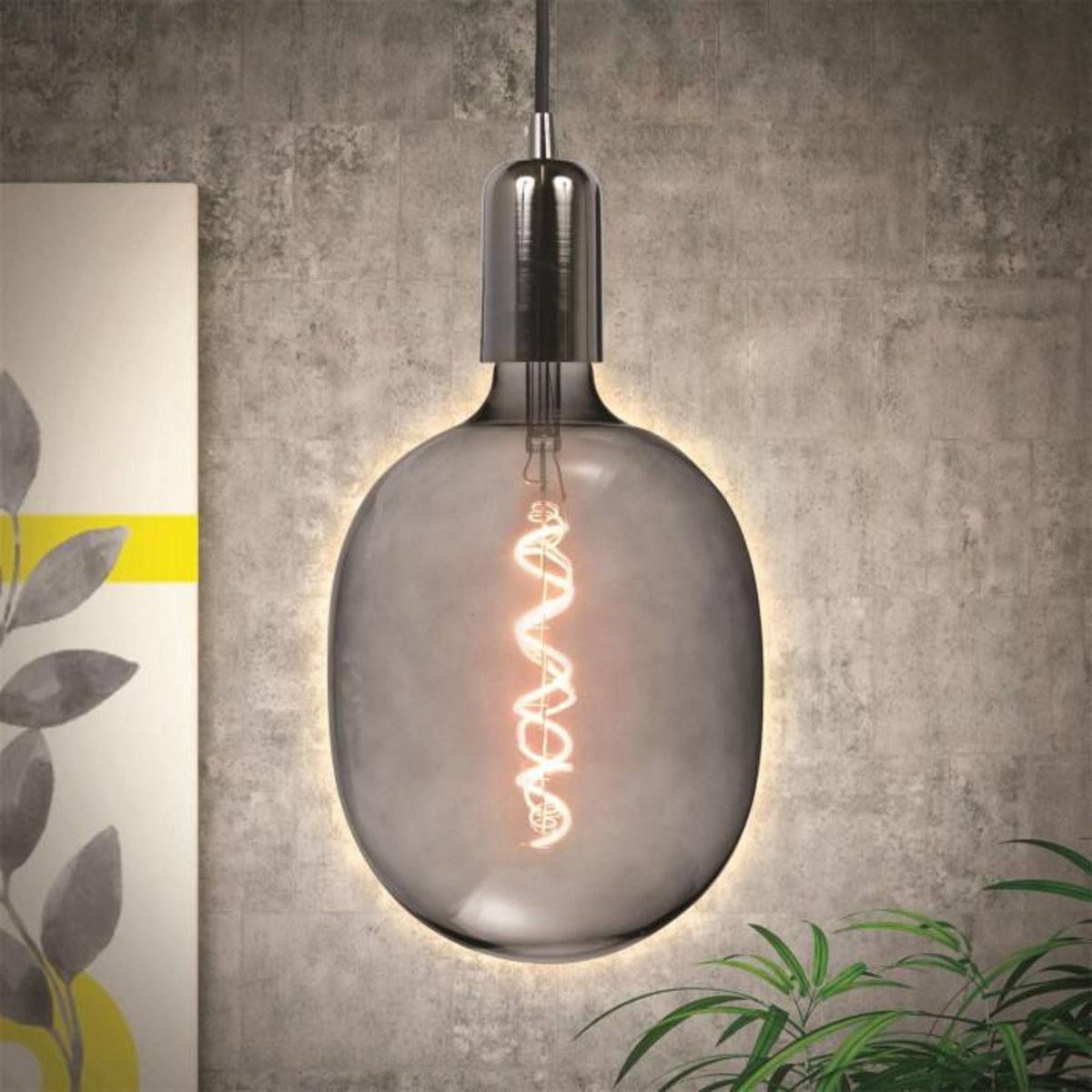 Paris Prix Ampoule Filaments LED  Ovale  6W Gris