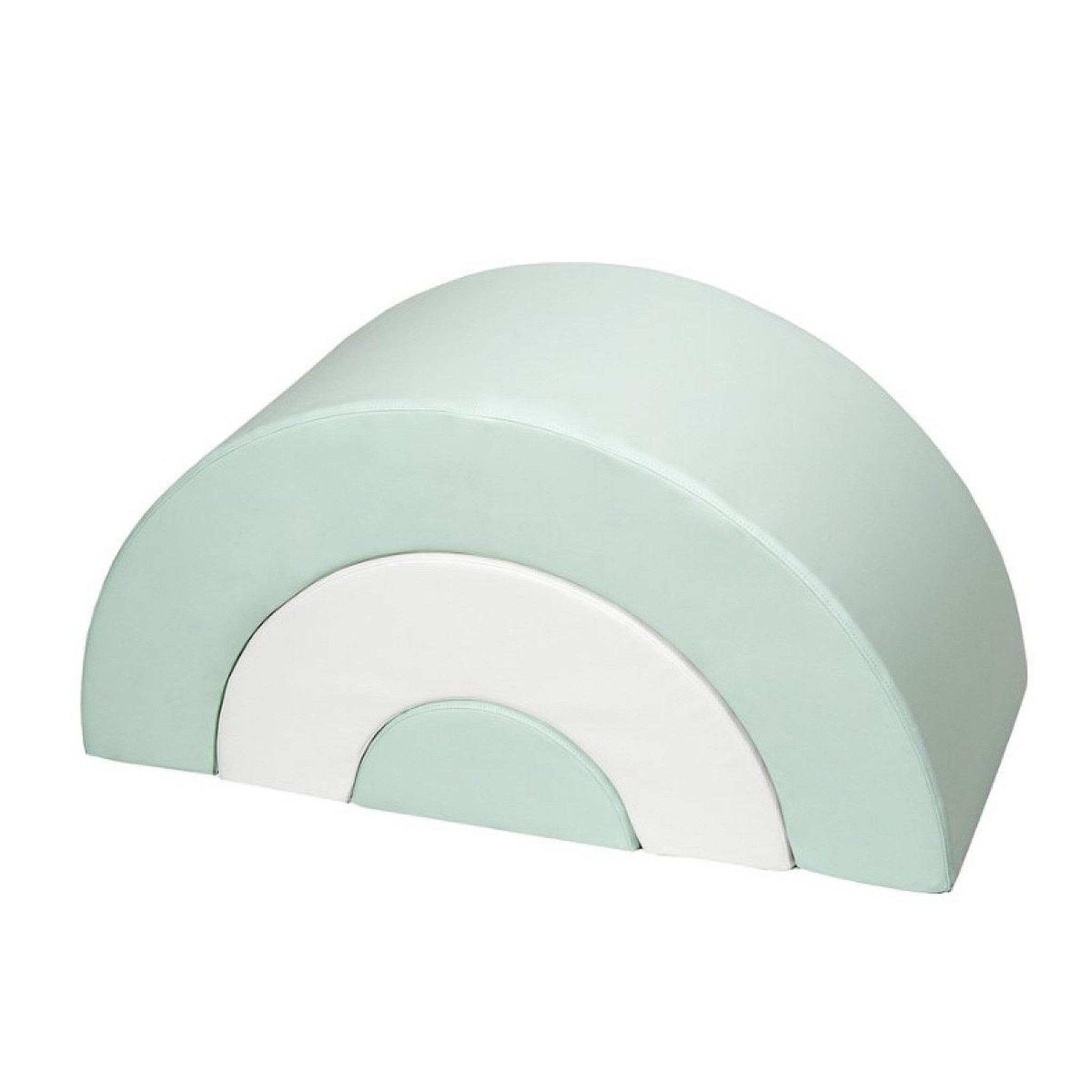 VELINDA Arc-en-ciel mini - lot de 3 gros blocs blanc menthe