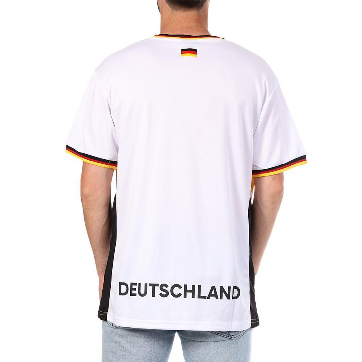 SPORTZONE Allemagne Maillot Supporter Blanc Mixte Sport Zone