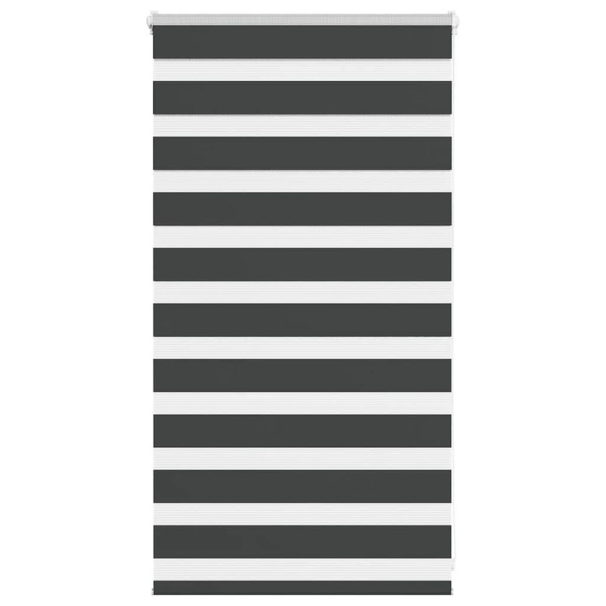 VIDAXL Store zebre noir 80x100 cm largeur du tissu 75,9 cm polyester