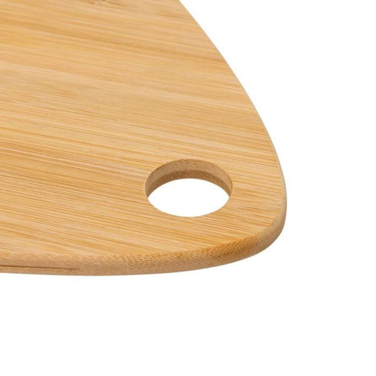 SECRET DE GOURMET Service Apéritif 4 Pièces  Bambou  35cm Blanc