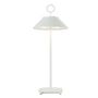 Voir la diapositive 1 : Lumisky Lampe de table sans fil LED MARAIS Blanc Aluminium H28,4cm