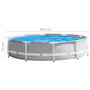 Voir la diapositive 6 : INTEX Intex Ensemble de piscine Prism Frame Premium 305x76 cm
