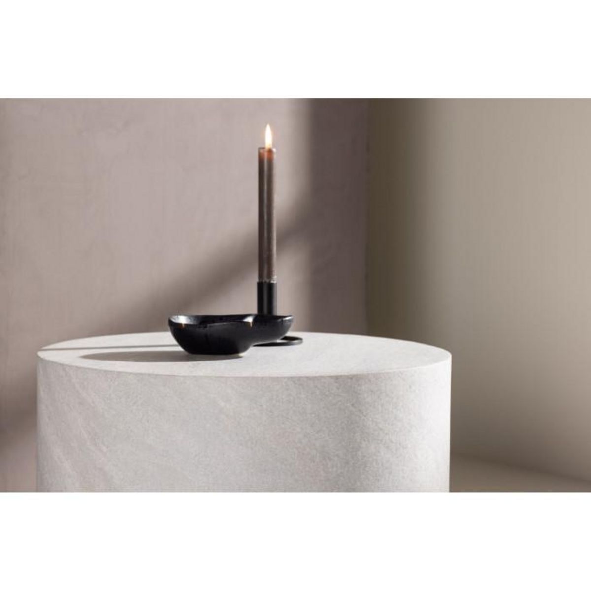 Paris Prix Table d'Appoint Ronde  York  50cm Gris