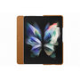 Voir la diapositive 4 : Samsung Coque Z Fold 3 Cuir marron clair