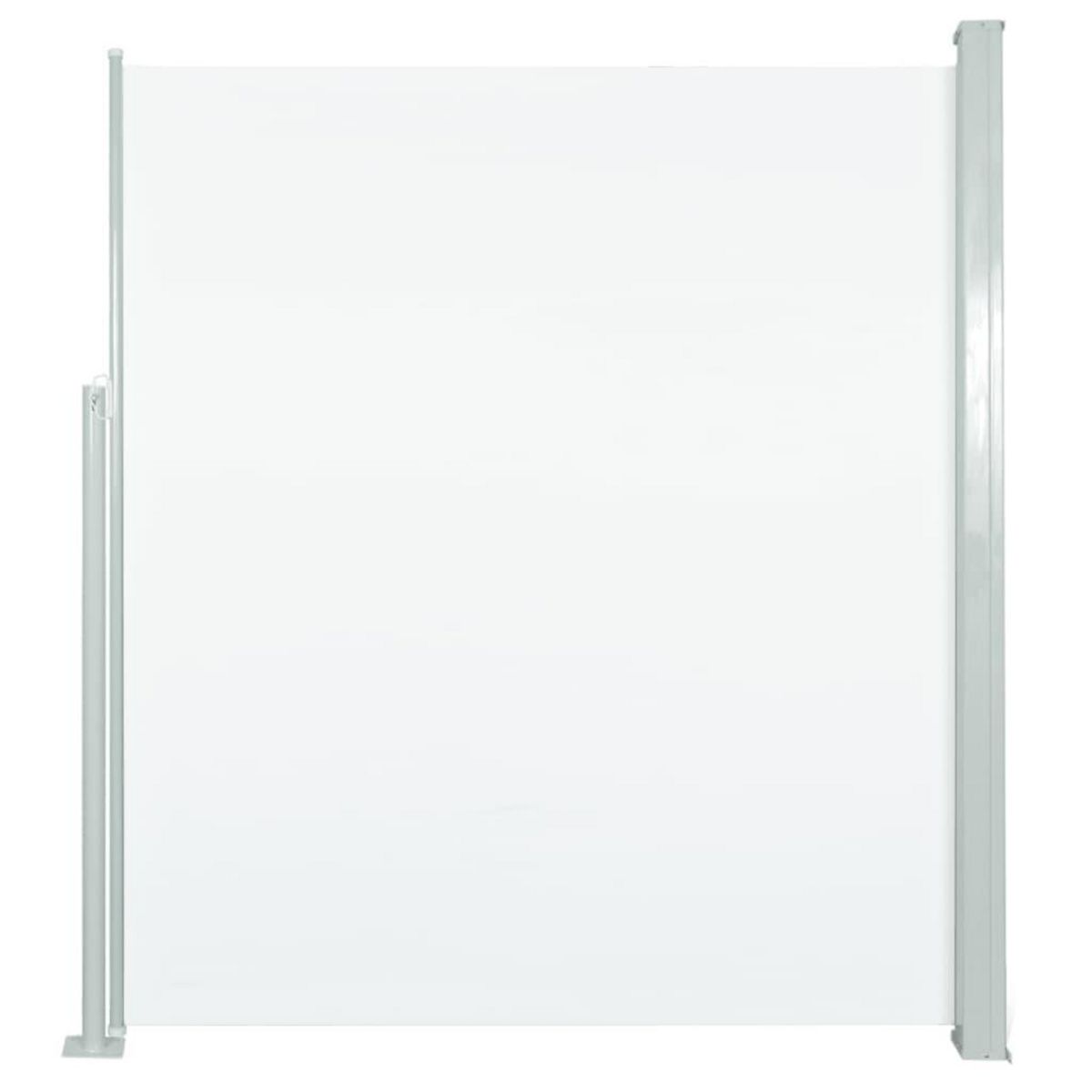 VIDAXL Auvent lateral retractable de patio 160x300 cm Creme