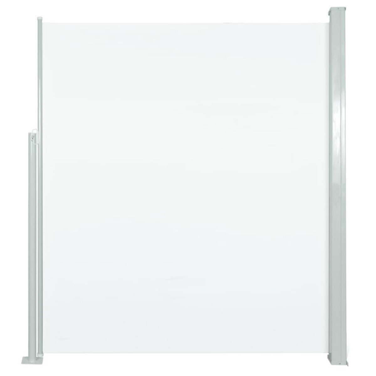 VIDAXL Auvent lateral retractable de patio 160x300 cm Creme