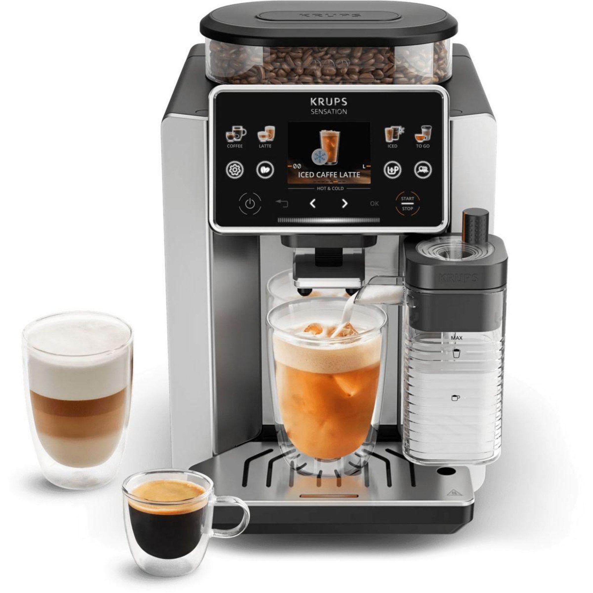 KRUPS Expresso broyeur sensation elite ea918ge0