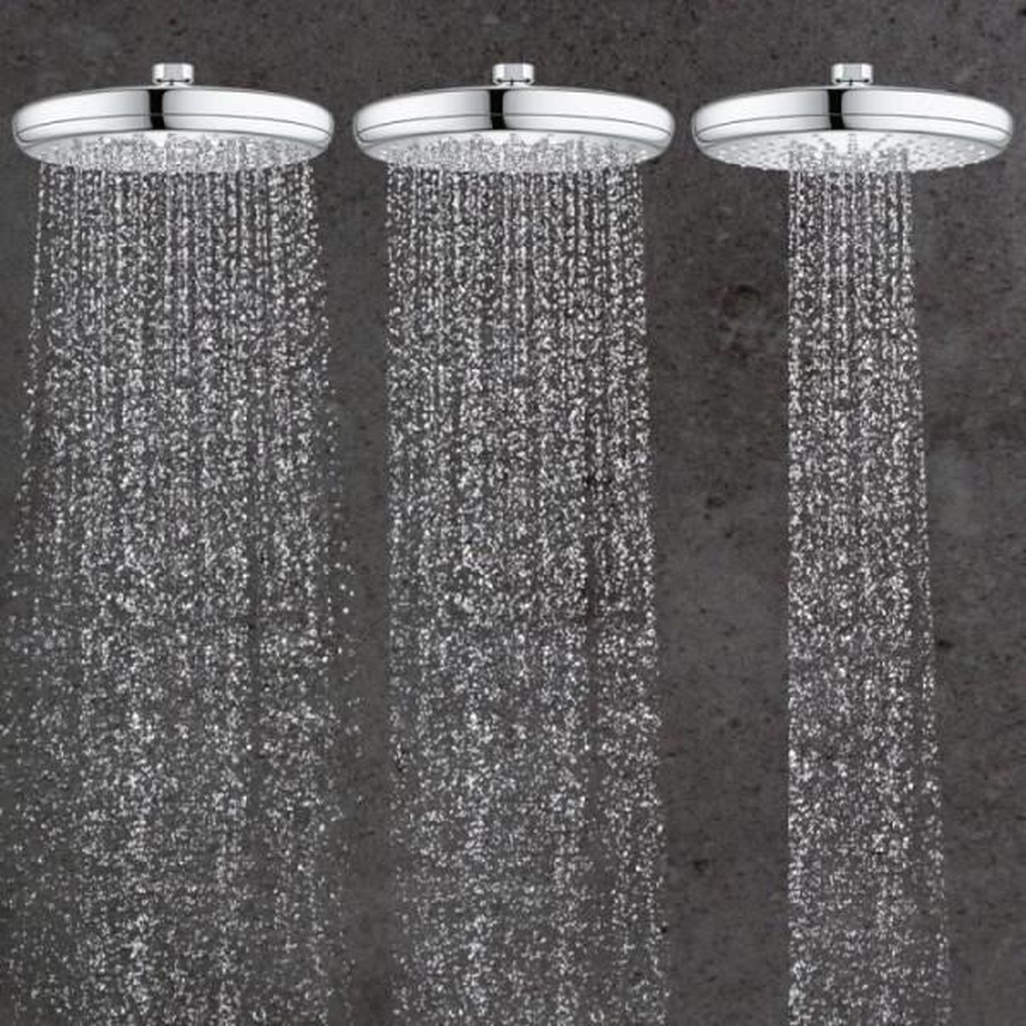 Voir la diapositive 6 : Grohe Douche de tete GROHE Vitalio Start 210 - jet unique - économie d'eau - raccord fileté 1/2 - 26415000