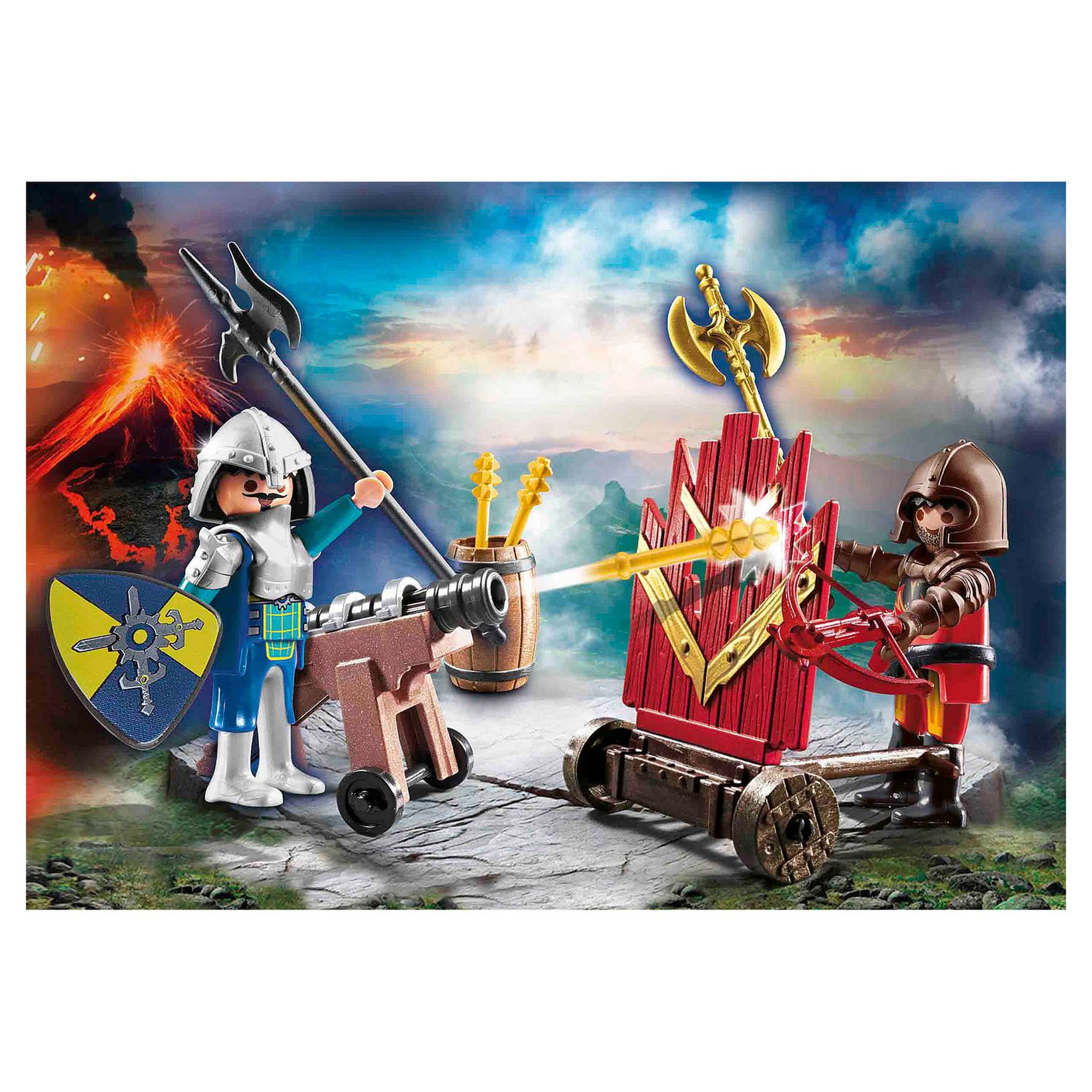 Voir la diapositive 3 : PLAYMOBIL 70503 - Novelmore - Starter Pack Chevaliers Novelmore