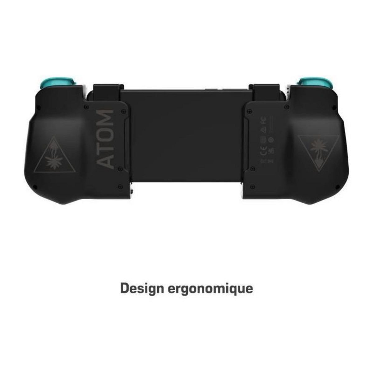 Turtle Beach Manette de jeu mobiles Android - Turtle Beach Atom - Bluetooth - Noir/Cyan