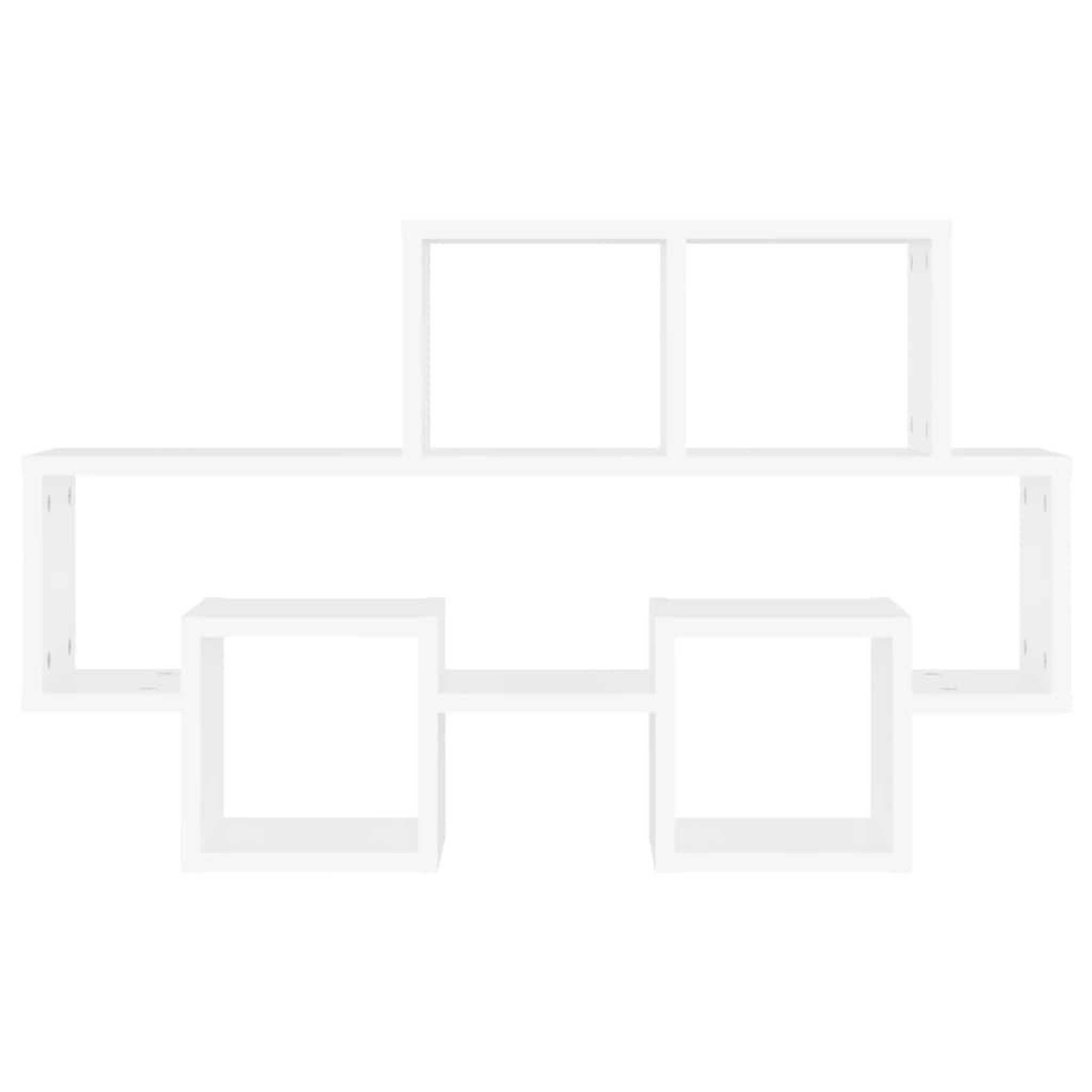 Voir la diapositive 3 : VIDAXL Etagere murale forme d'auto Blanc 82x15x51 cm Bois d'ingenierie