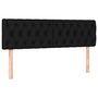 Voir la diapositive 2 : VIDAXL Tetes de lit 2 pcs Noir 72x7x78/88 cm Tissu