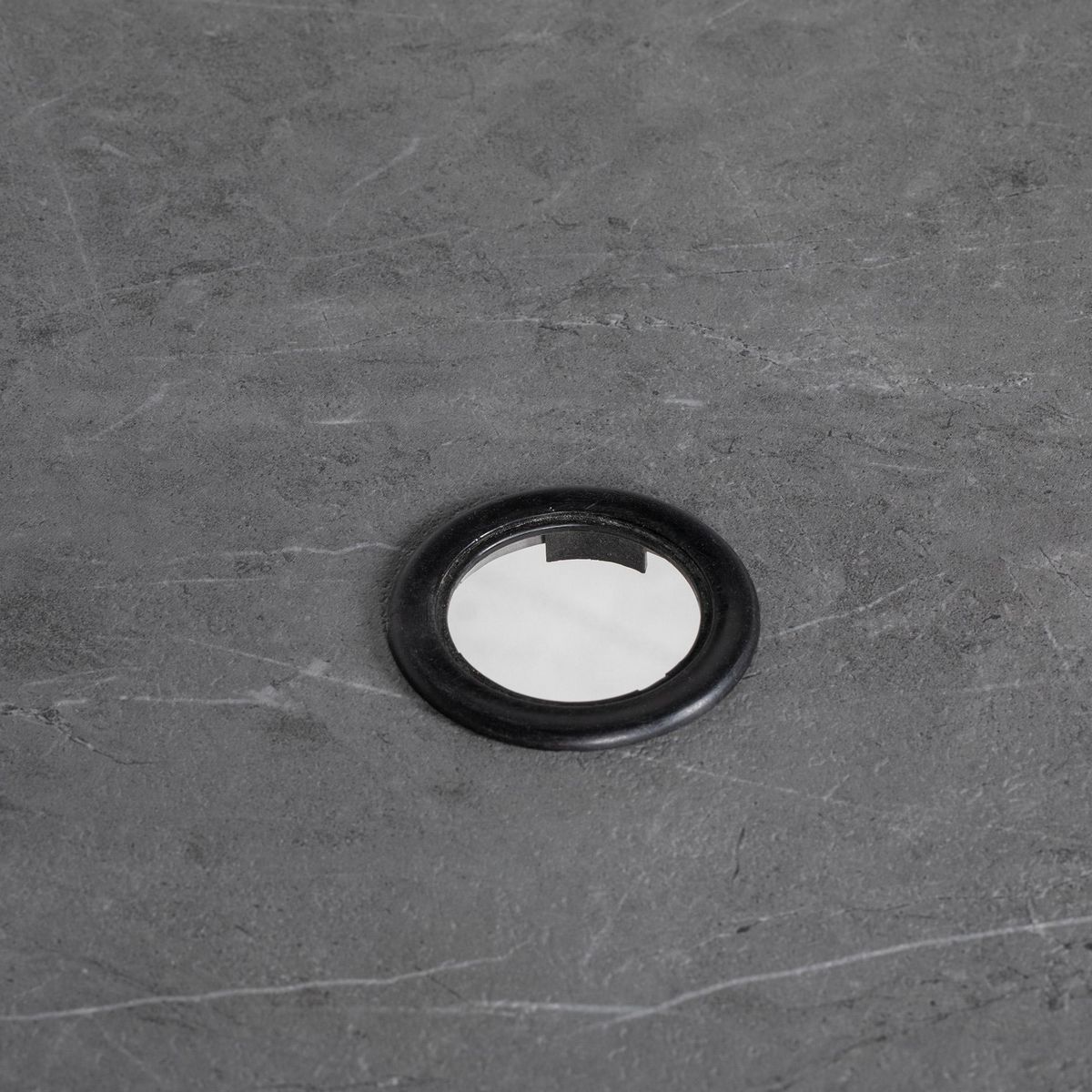 OUTSUNNY Ensemble salon de jardin 5 pièces métal époxy noir