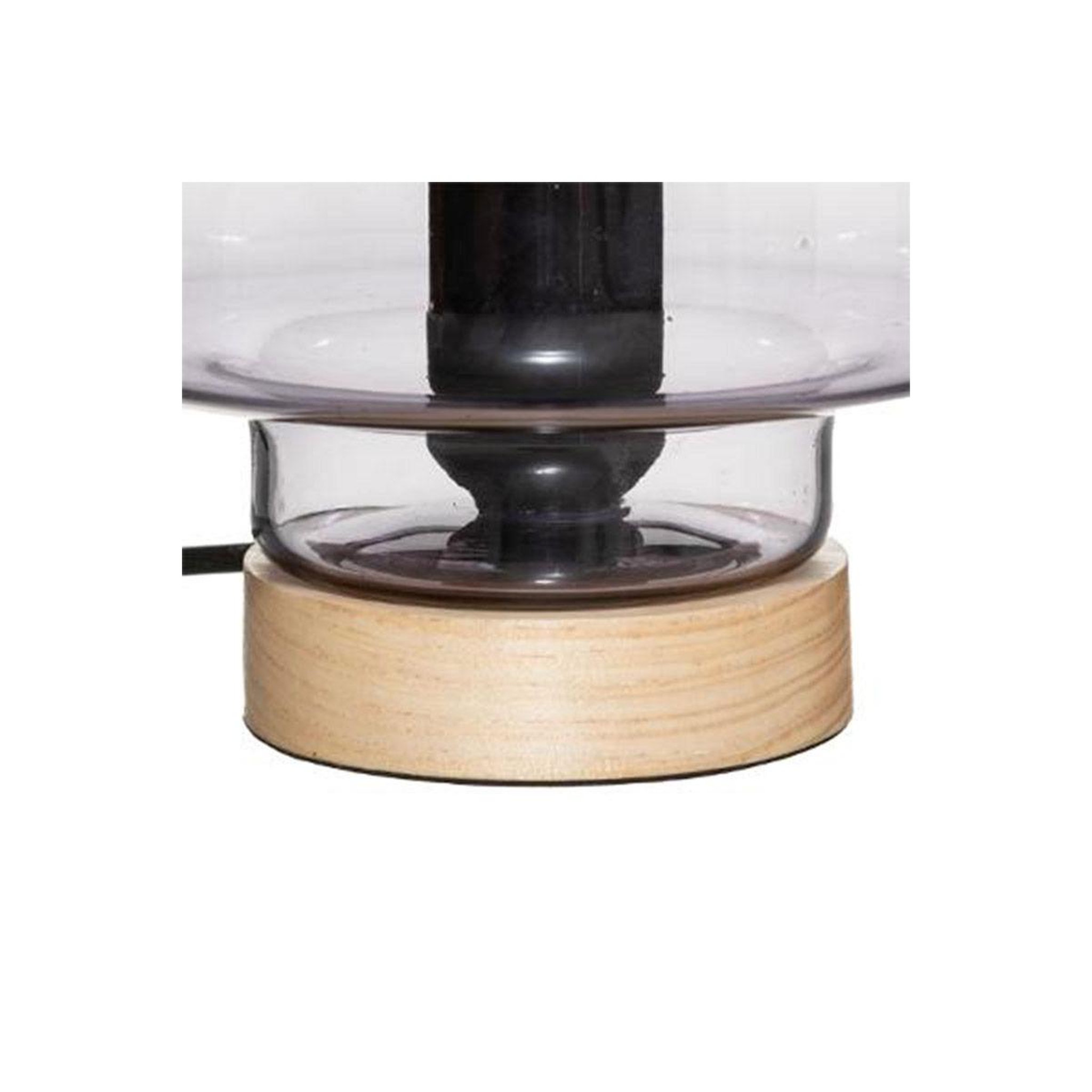 Voir la diapositive 2 : ATMOSPHERA Lampe à poser design  mind  23cm gris fumé