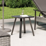 VIDAXL Table de jardin anthracite 34x34x38 cm acier