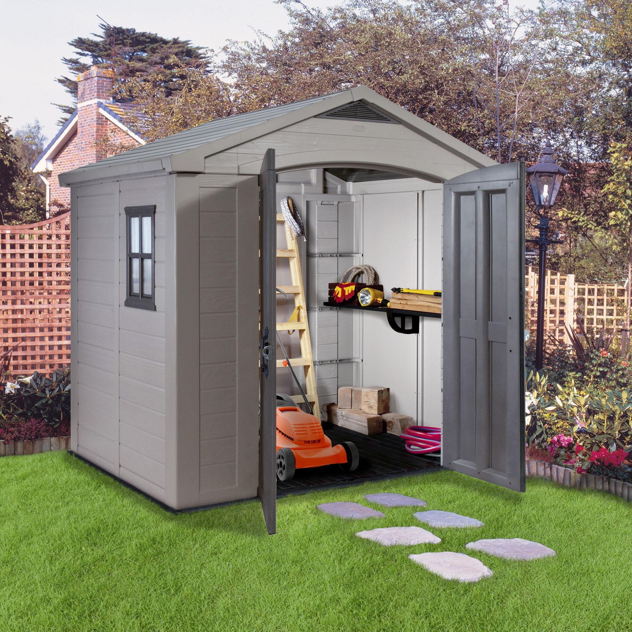 Voir la diapositive 2 : KETER Abri de jardin résine - 3,8m² - SYDNEY 86