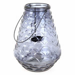 Paris Prix Lanterne Déco  Bleu Wave  30cm Bleu Gris