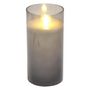 Voir la diapositive 1 : Paris Prix Bougie Ronde LED  Verrine  15cm Gris Clair