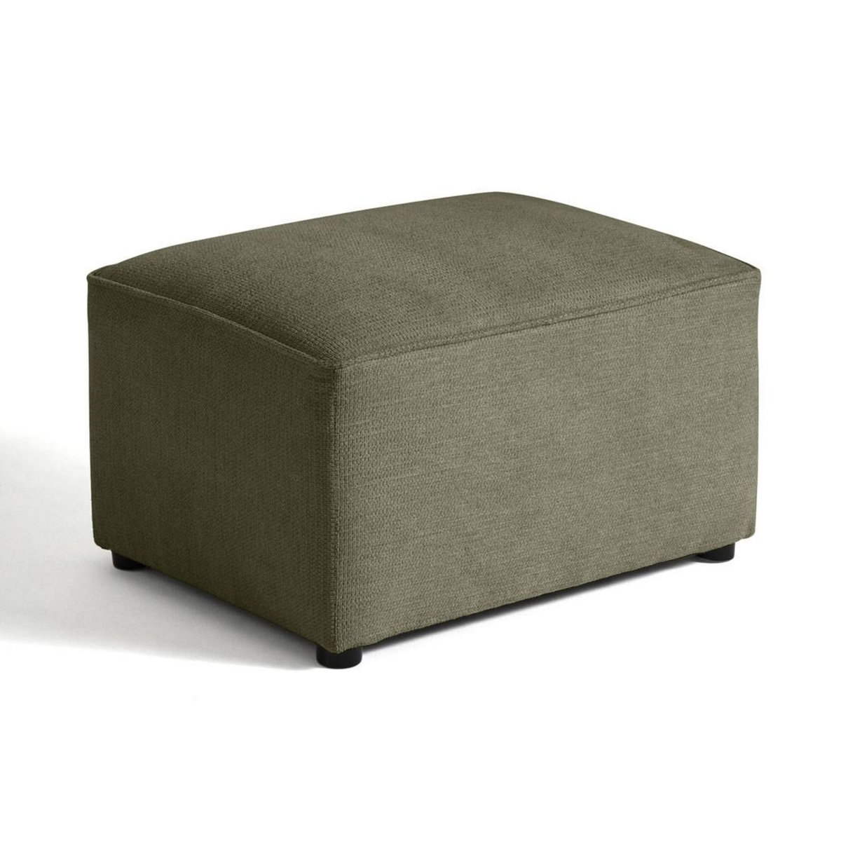 BEST MOBILIER Canopy - pouf - en tissu texturé