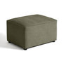 Voir la diapositive 1 : BEST MOBILIER Canopy - pouf - en tissu texturé