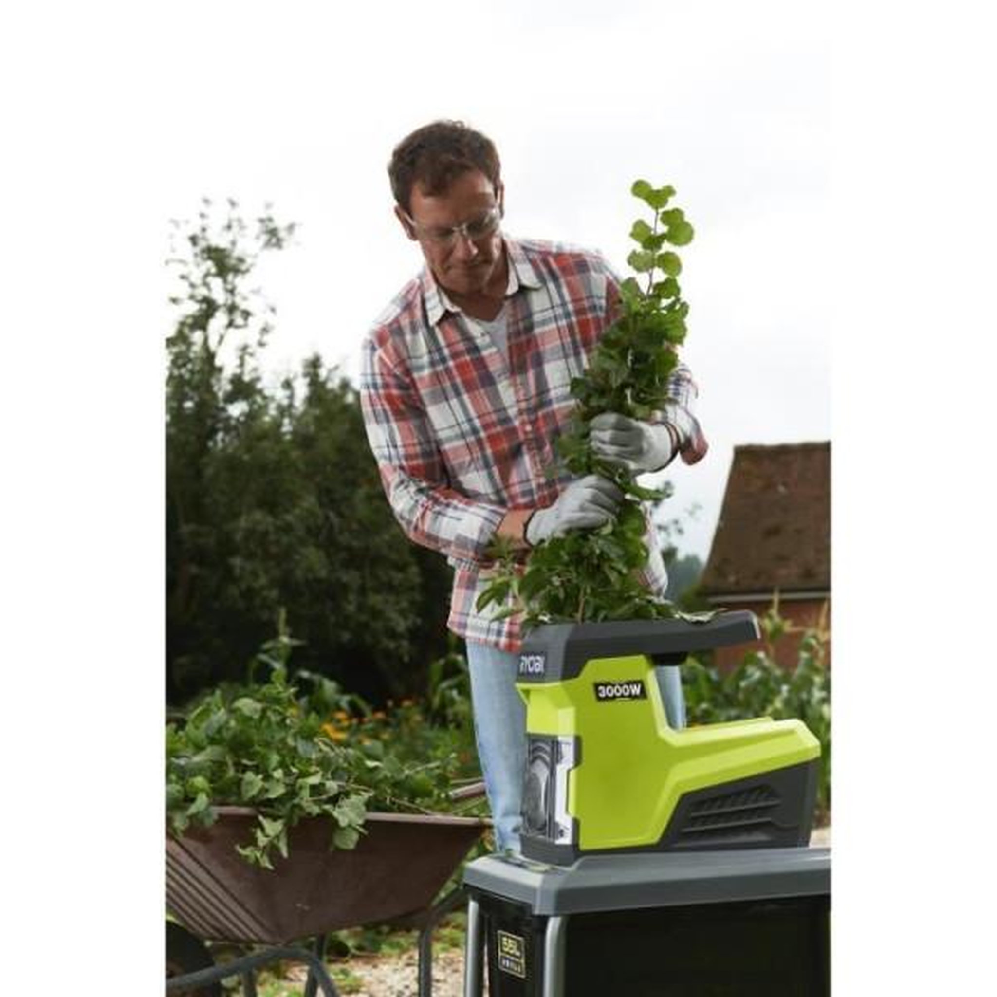 Voir la diapositive 3 : Ryobi Broyeur de végétaux électrique ryobi - rsh3045u - 3000w