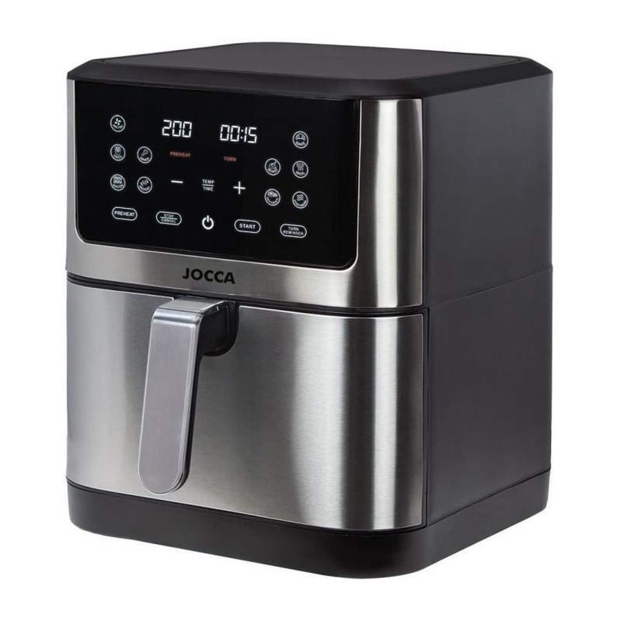 Voir la diapositive 2 : Jocca Friteuse sans huile - JOCCA - 2193 - 8L - 1800 W - 30,3 x 38,3 x 35,1 cm - Acier inoxydable