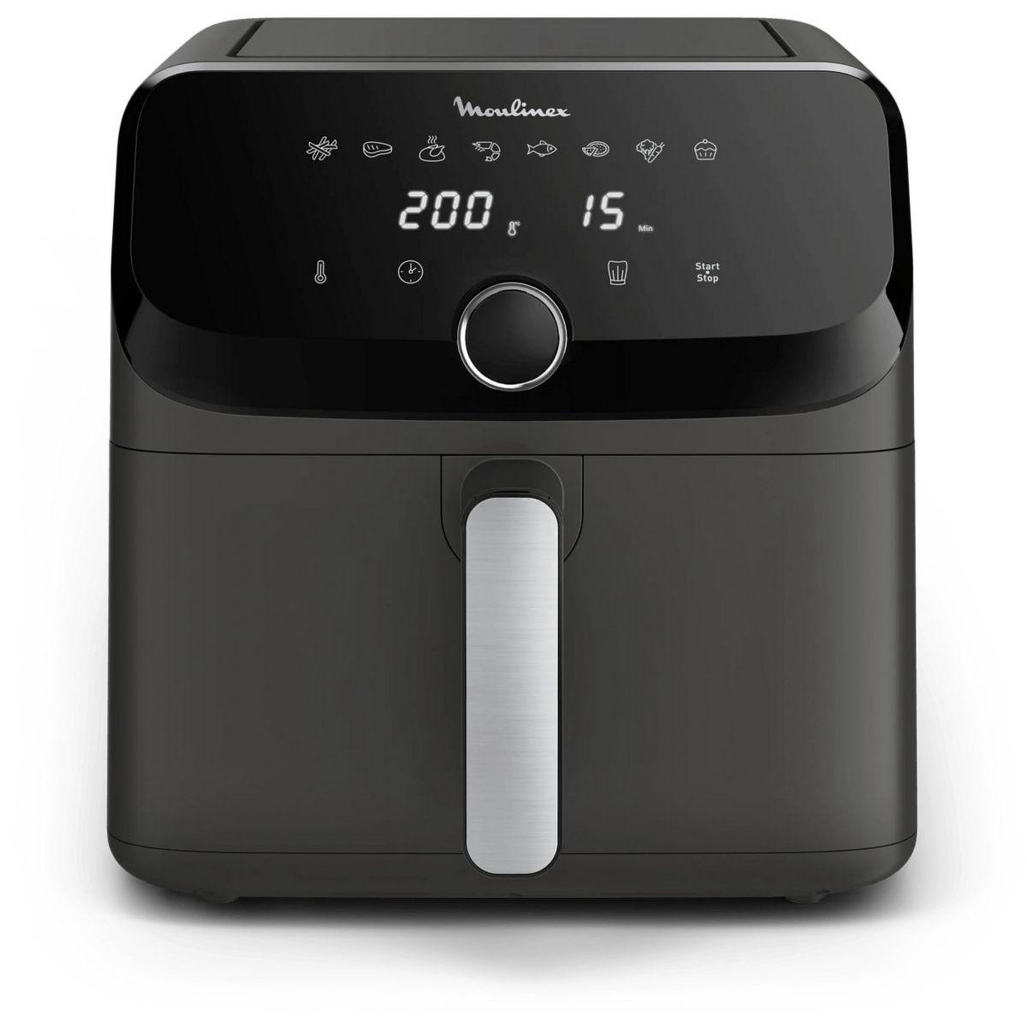 Voir la diapositive 2 : MOULINEX Friteuse sans huile easy fry mega 7.5l noir yy5935fb