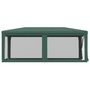 Voir la diapositive 4 : VIDAXL Tente de fete avec 4 parois laterales en maille Vert 3x6 m PEHD