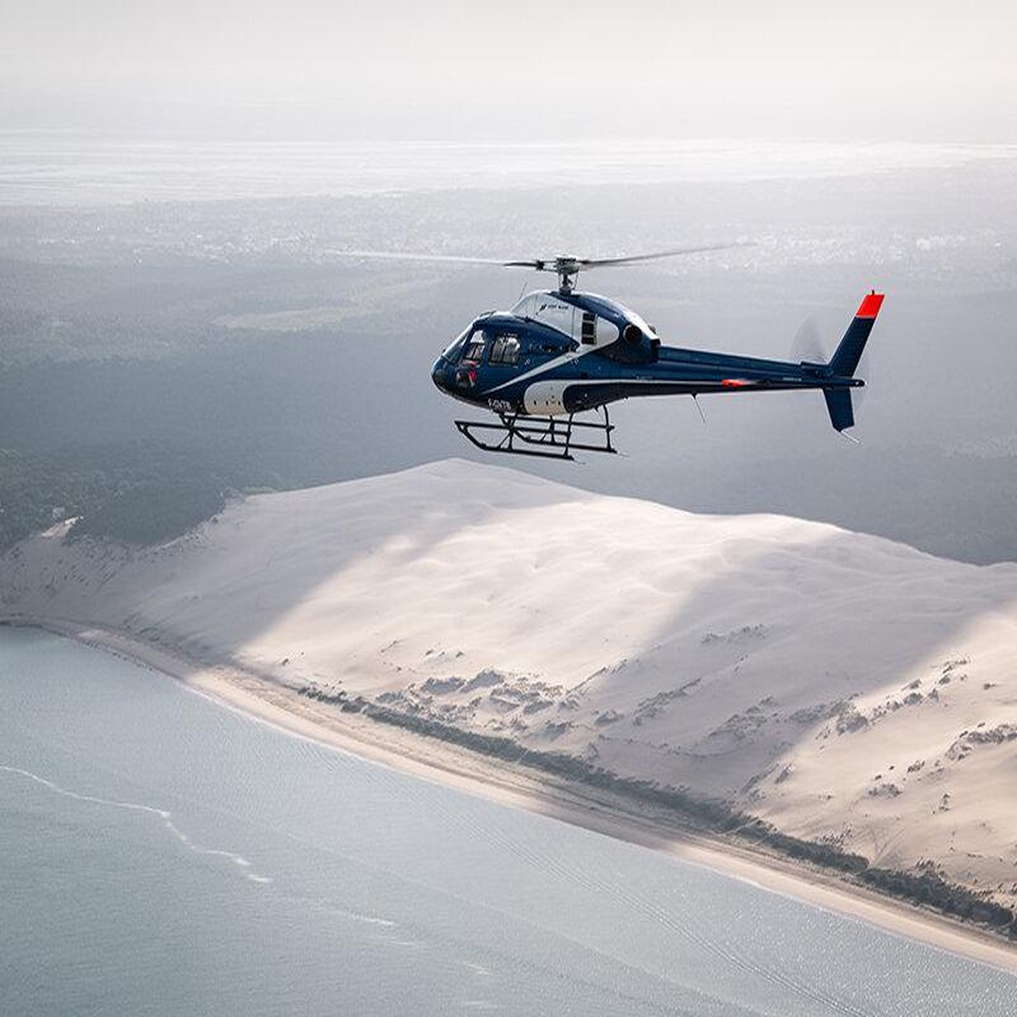 Voir la diapositive 2 : Smartbox Vol  en hélicoptère de 30 minutes pour 2 personnes autour du bassin d'Arcachon - Coffret Cadeau Sport & Aventure