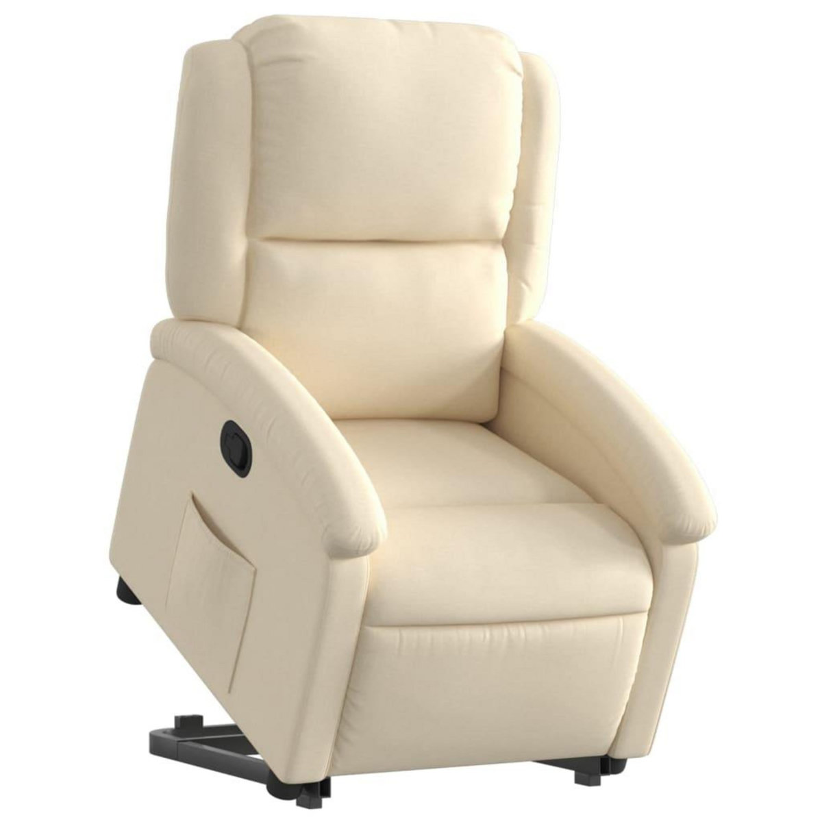 VIDAXL Fauteuil inclinable Creme Tissu