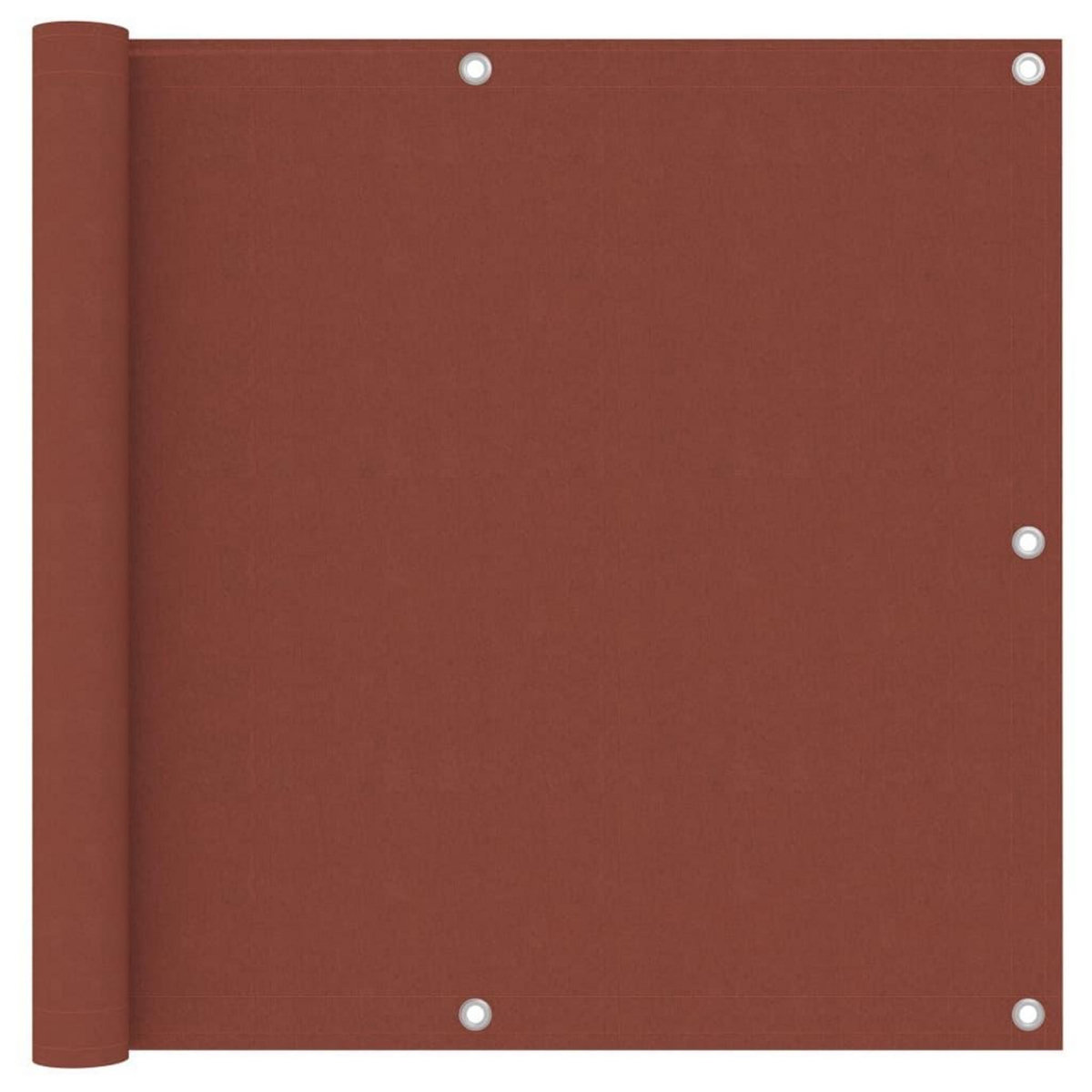 VIDAXL Ecran de balcon Terre cuite 90x500 cm Tissu Oxford